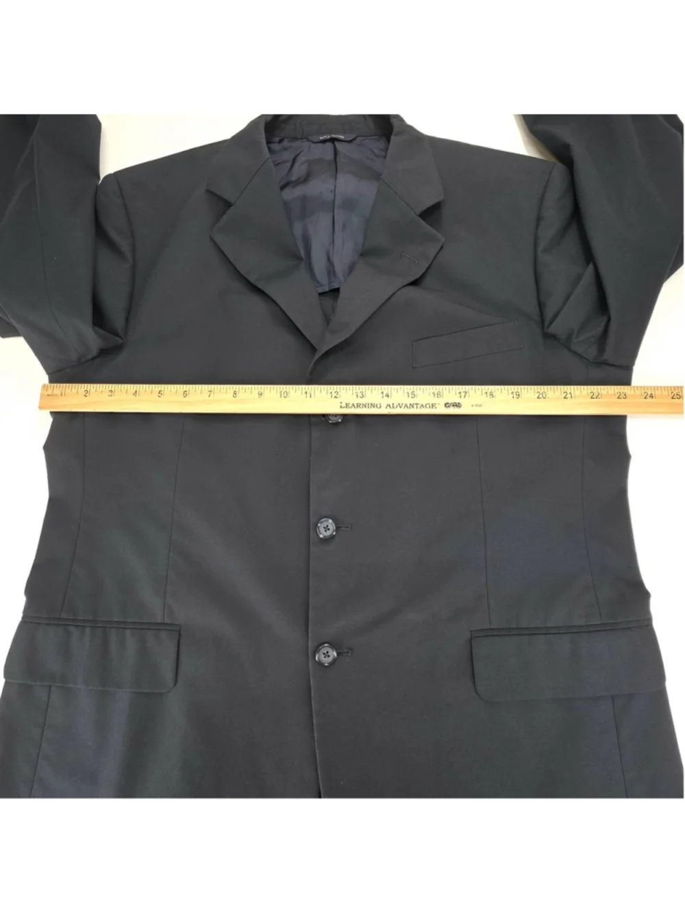Brooks Brothers Brookscool Poplin Sport Coat Blazer 43R Navy CoolMax Cotton